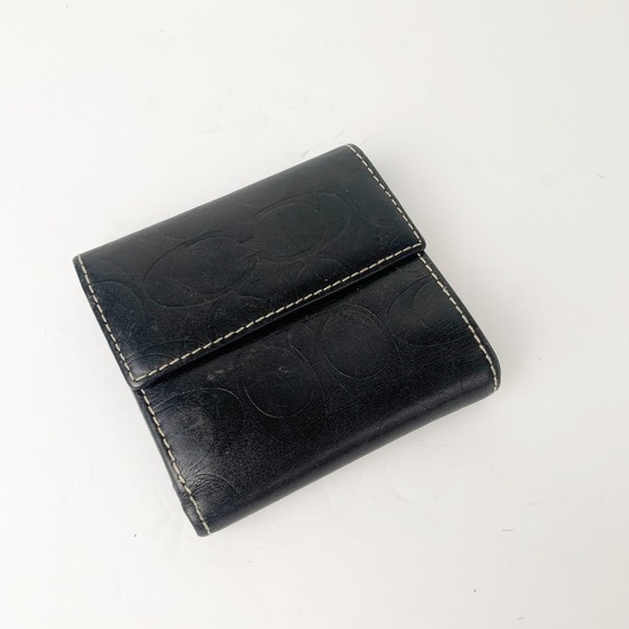 Coach Other - Coach Black Pockets Leather Wallet